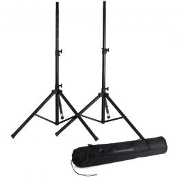 Стойки для акустических систем Gator Frameworks RI-SPKRSTDSET-200-AL - Aluminum Tripod Speaker Stand Set with Bag